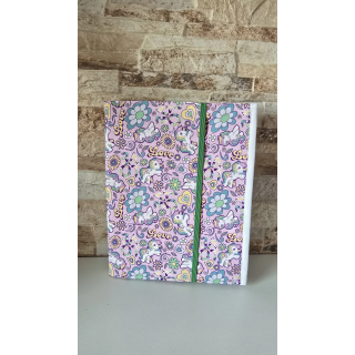 Funda agenda Unicornios verde