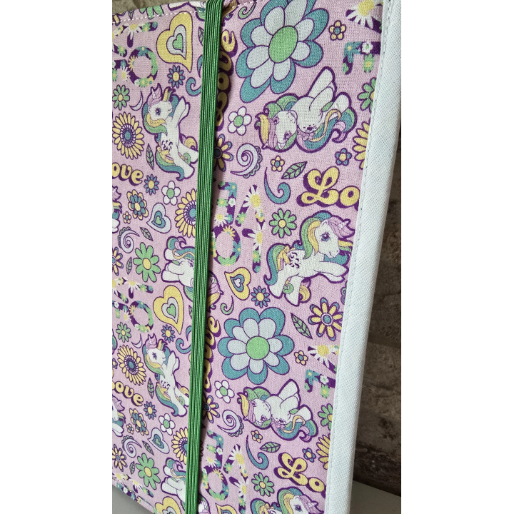 Funda agenda Unicornios verde