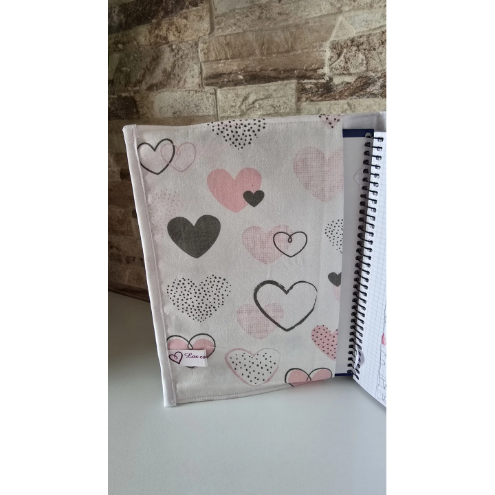 Funda agenda Corazones