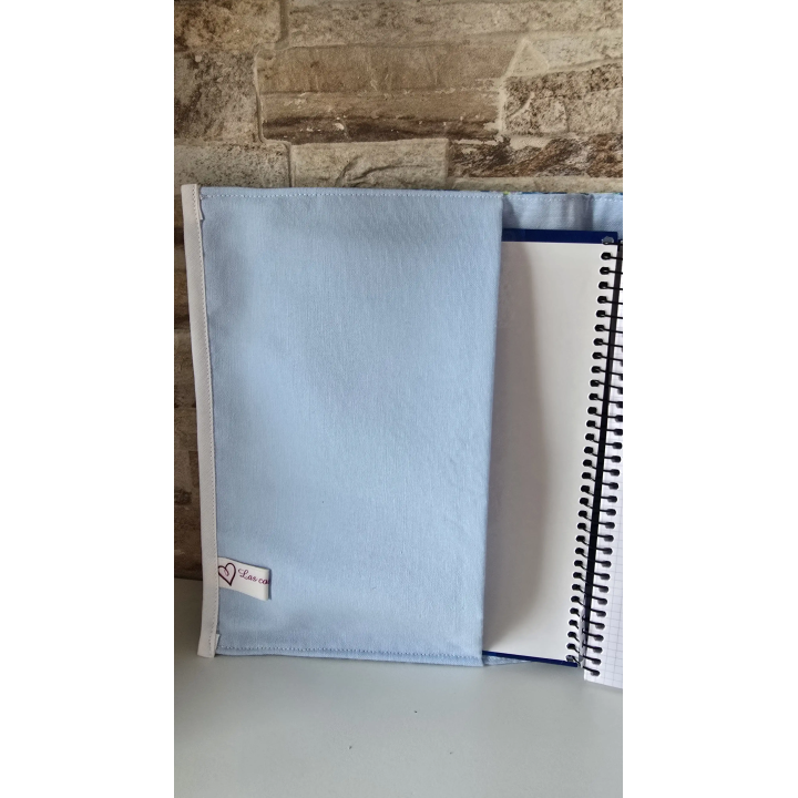 Funda agenda Calaveras azul