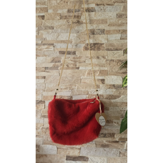 Bolso pelo rojo