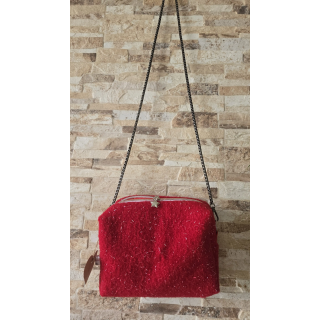 Bolso rojo brillante