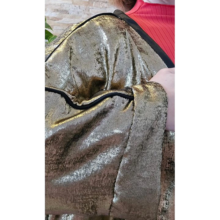 Chaqueta kimono dorada