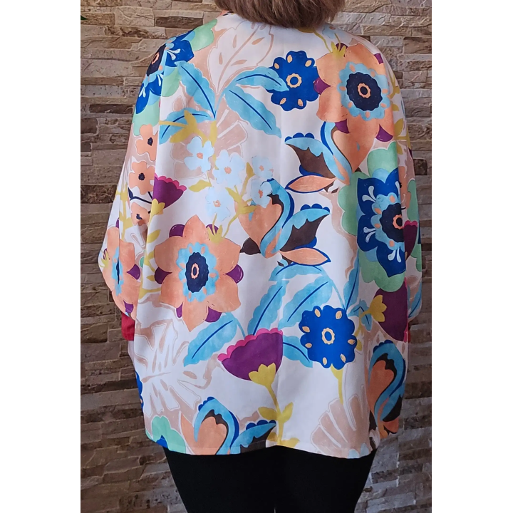 Chaqueta kimono Jardin de Colores