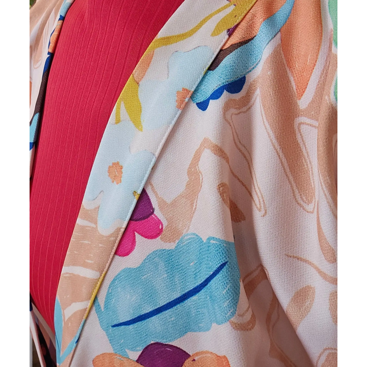 Chaqueta kimono Jardin de Colores