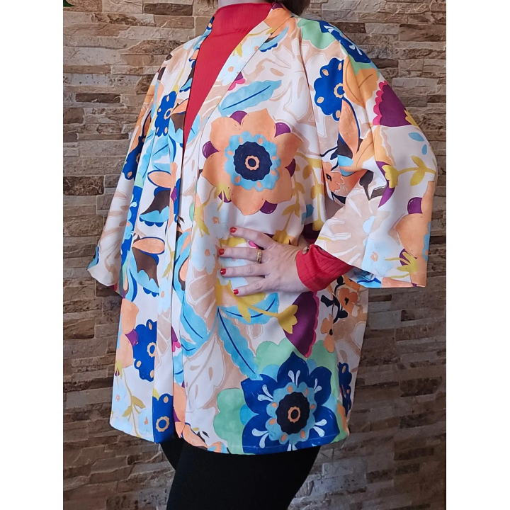 Chaqueta kimono Jardin de Colores