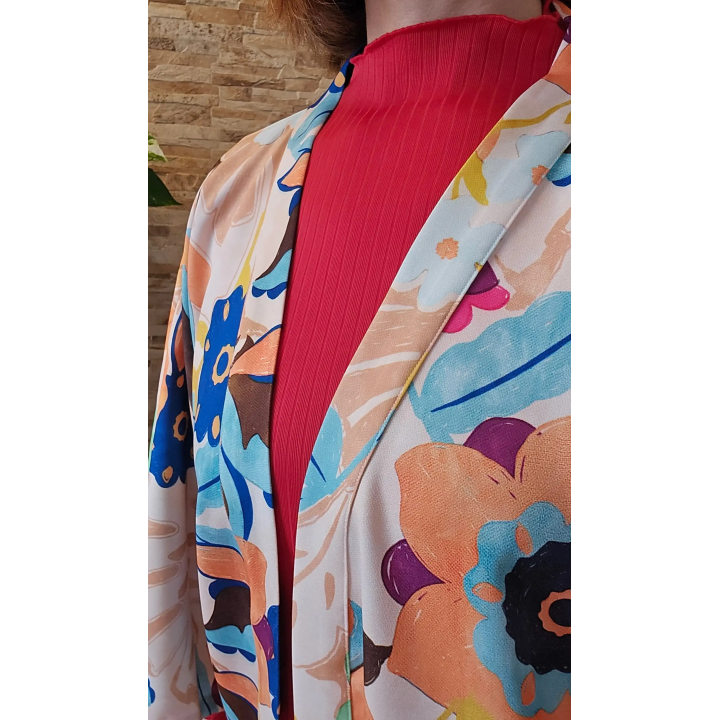 Chaqueta kimono Jardin de Colores