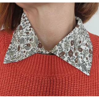 Cuello efecto camisa desmontables