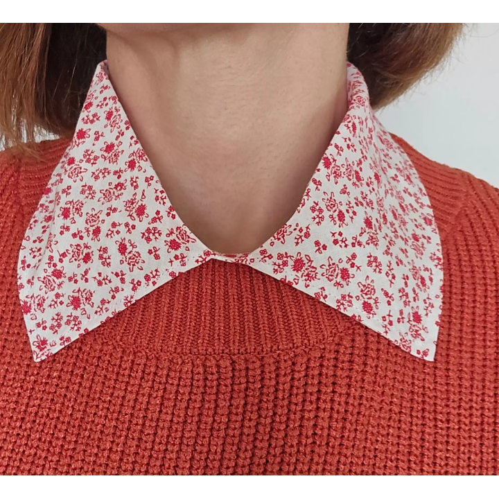 Cuello efecto camisa desmontables