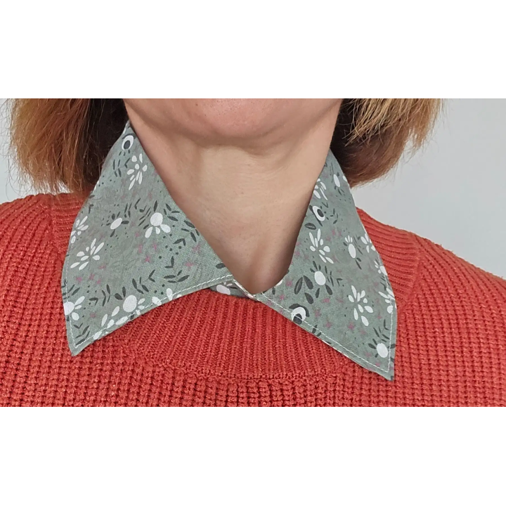 Cuello efecto camisa desmontables