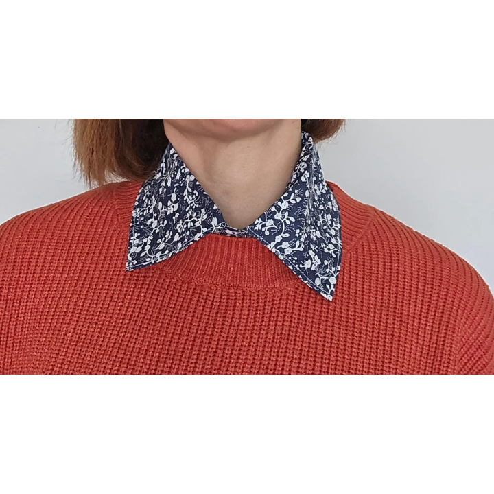Cuello efecto camisa desmontables