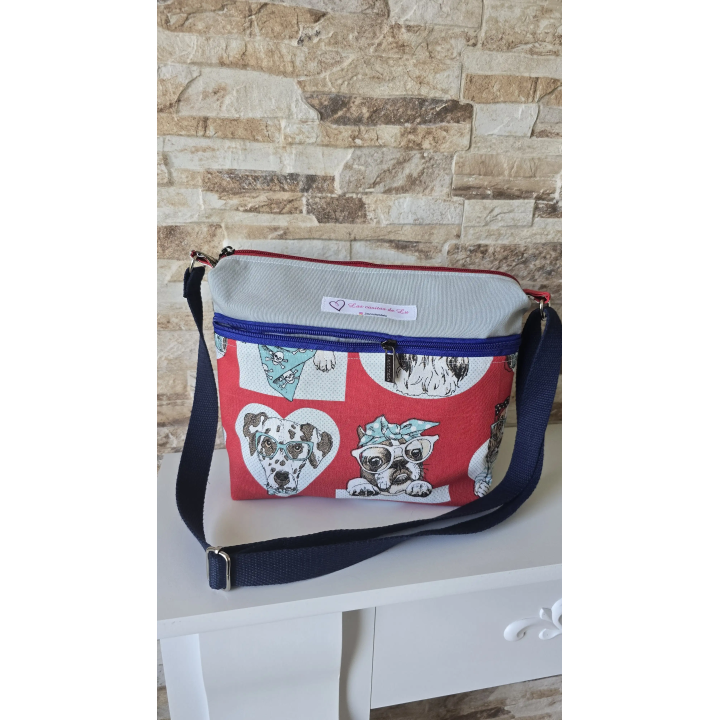 Bolso bandolera perros