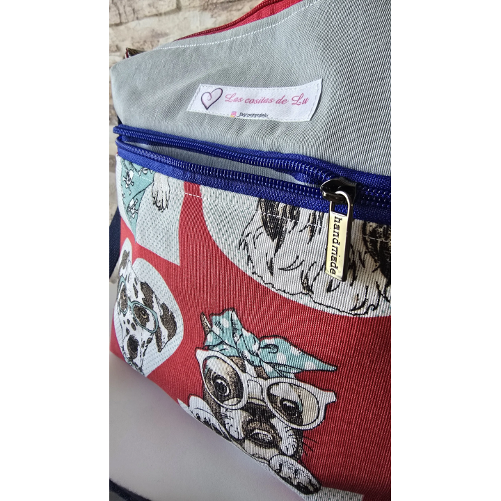 Bolso bandolera perros