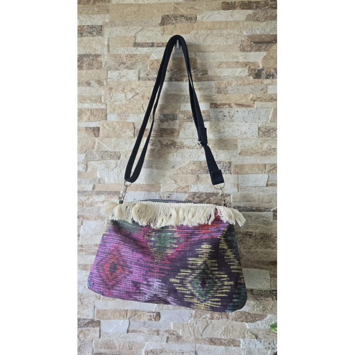 Bolso bandolera flecos