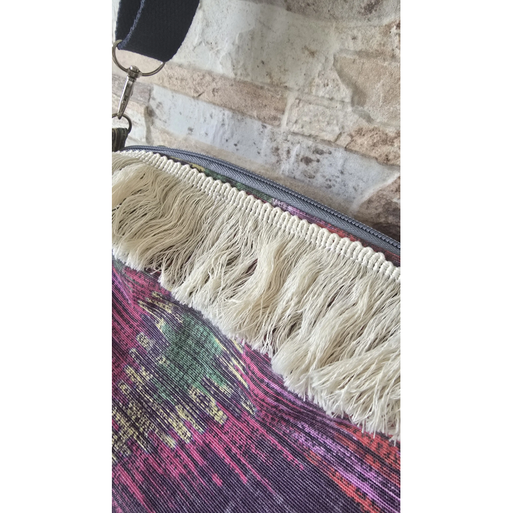 Bolso bandolera flecos