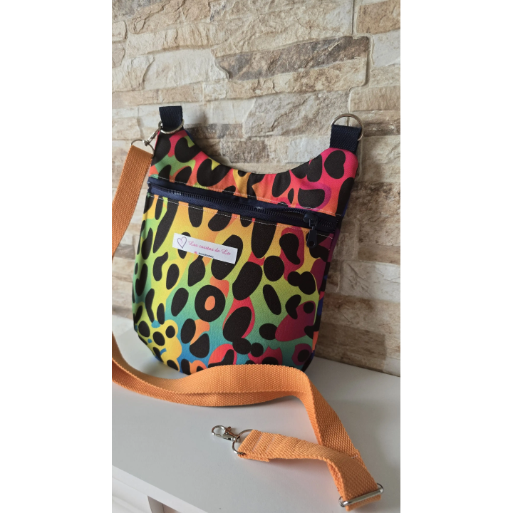 Bolso bandolera animal print