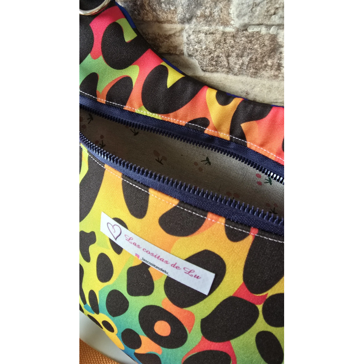 Bolso bandolera animal print