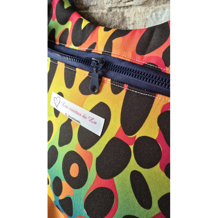 Bolso bandolera animal print