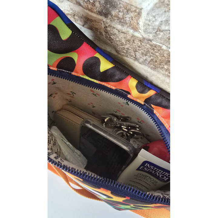 Bolso bandolera animal print