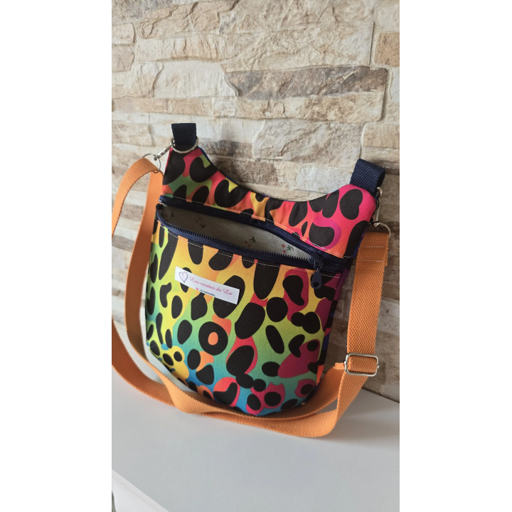 Bolso bandolera animal print