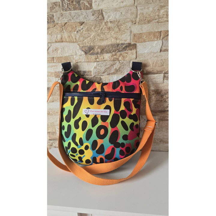 Bolso bandolera animal print