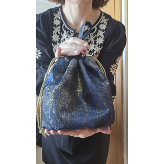 Bolso bombonera Azul y Oro