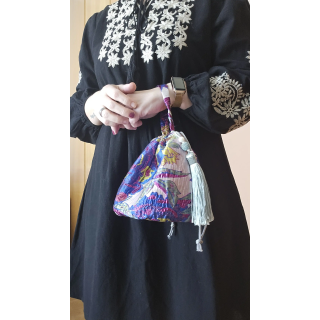 Bolso bombonera Acuarela Floral