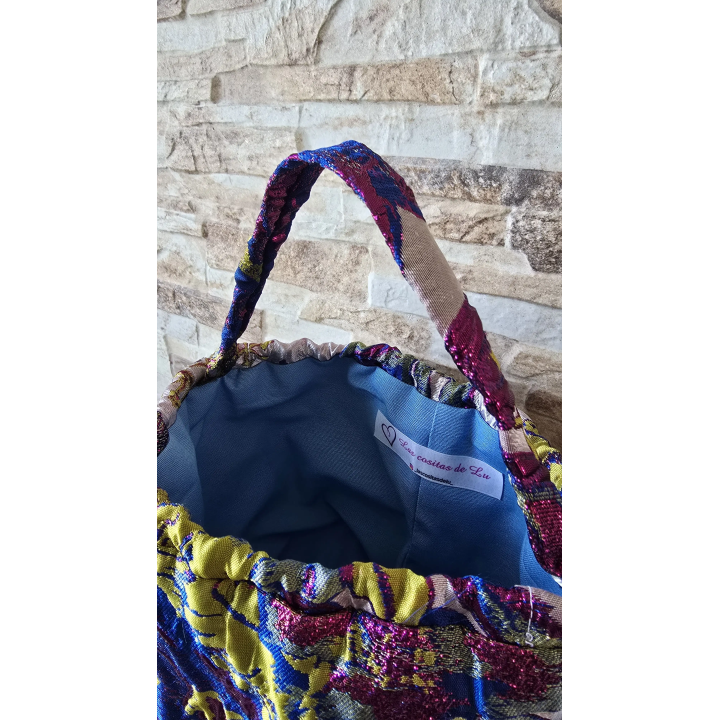 Bolso bombonera Acuarela Floral