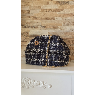 Bolso de Tweed Azul