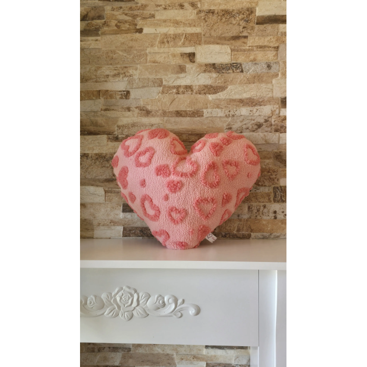 Cojines en forma de corazón