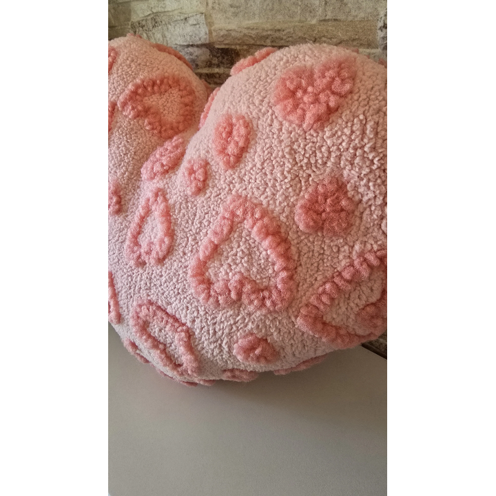 Cojines en forma de corazón