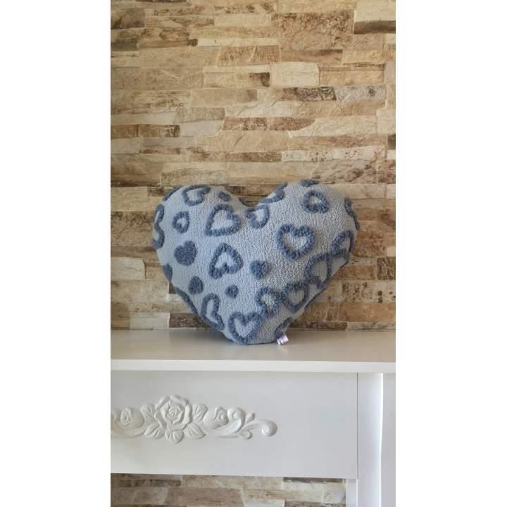 Cojines en forma de corazón