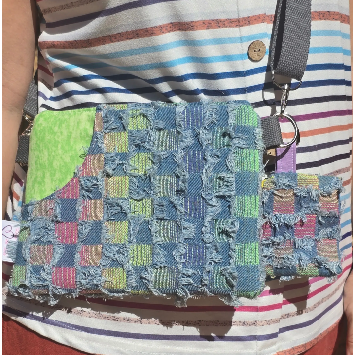 Riñonera denim + monedero